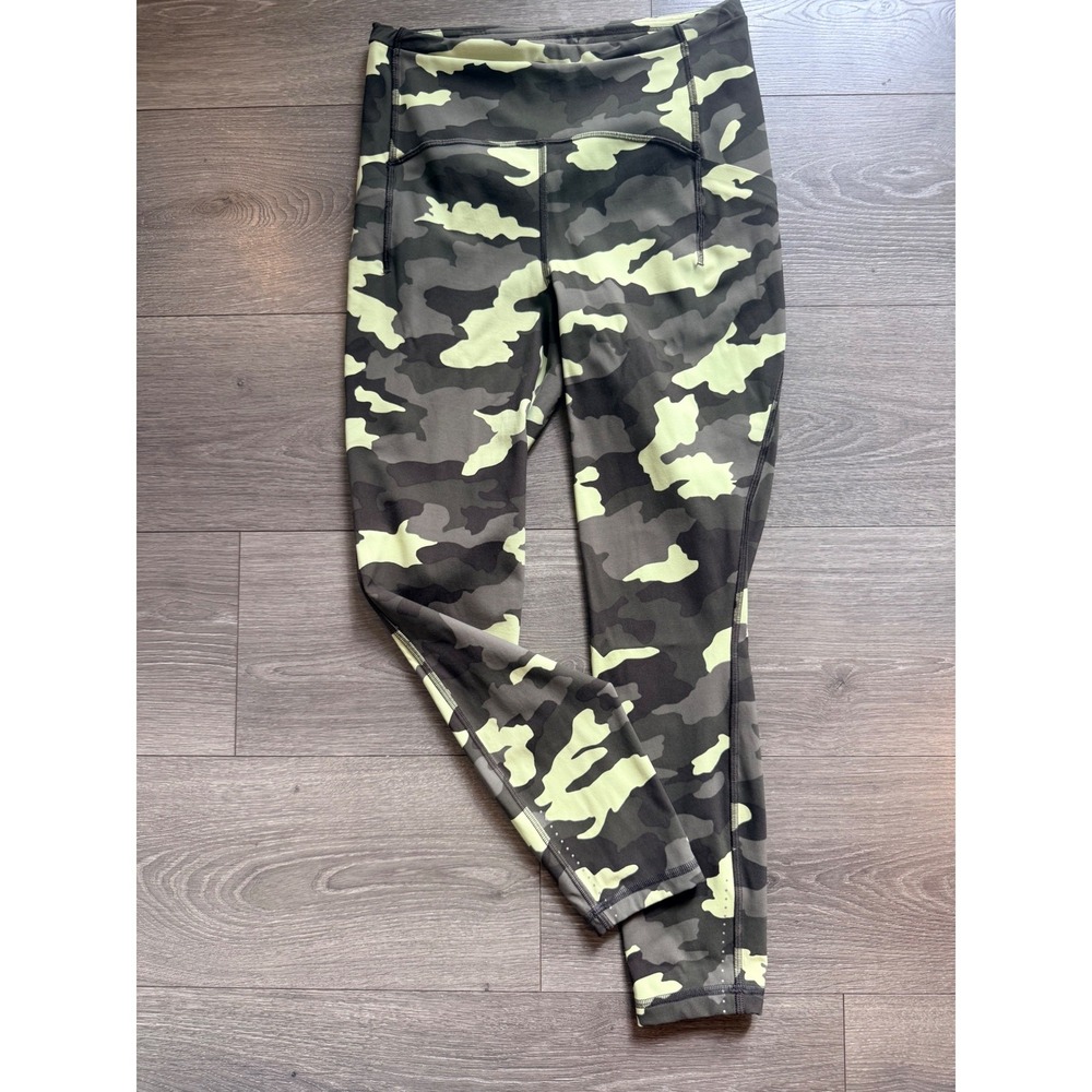 Lululemon Align Camo Print Leggings Size 6 High Rise Pockets